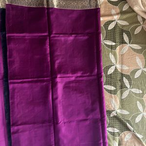 Elegant Pure Silk Saree With Peticoat