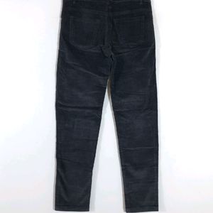 BLACK CARDUROY PANTS