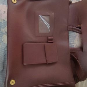 Woodland Office Laptop Leather bag