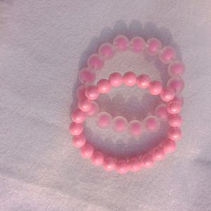 Baby Pink Jelly Braclets💕