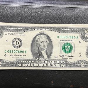 2 Dollars United States Of America Rare