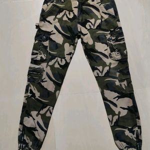 Camouflage Cargo Jogger Pants