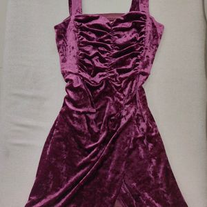 Purple Bodycon Dress