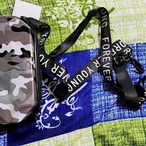 Army Print Hardcase Slingbag