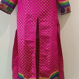 Chanderi Silk Beautiful Kurta