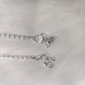 Pure Silver Anklet For Women Nd Girls