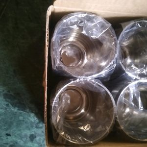 Stainless Steel Glass Set Of 4