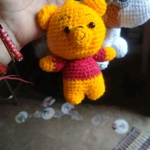 Pooh Car Charm Or Keychain