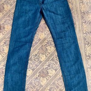 AFL by Fbb Solid Blue Mens Jeans