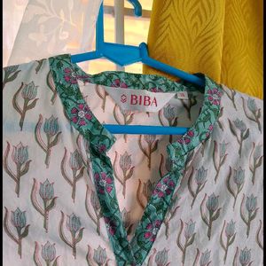 Biba  High Low Cotton Kurta