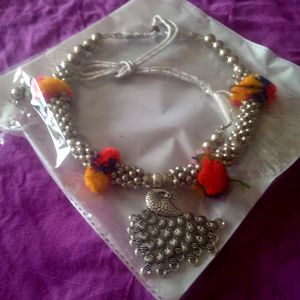 Oxidaes Necklace With Earings