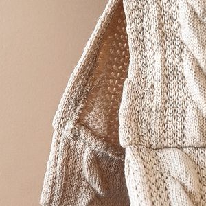 Beige Knitted Pinterest Vest