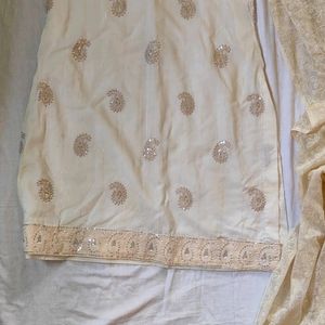 Kurti And Dupatta Handmade Old StyleEmbroidery