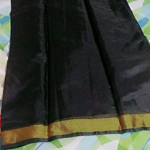 Dark Black Saree 🖤