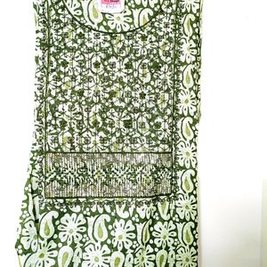 Cotton Sequence Work Unstitched Dress Material