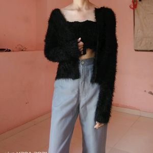 Dior Inspired Faur Cardigan