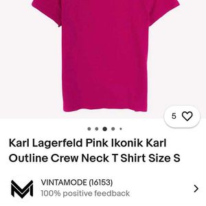 KARL LAGERFELD Women's Oversized Tshirt