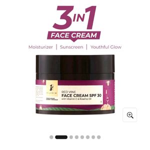 Pilgrim Red Vine Face Cream SPF 30