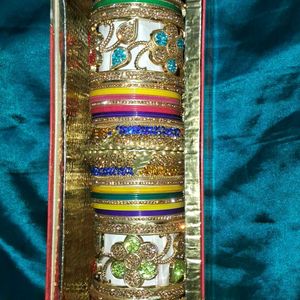 Beautiful Multi Colour Bangles Set