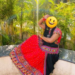 Navratri Red Lehnga Choli