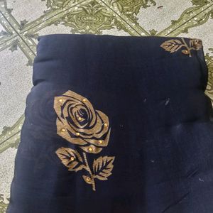 Blue Florence Saree With Blouse