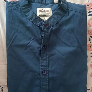 Trendy Look Blue Shirt