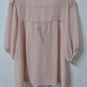 Baby Pink Ribbon Blouse