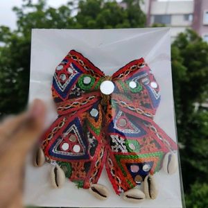 Navratri Hair Bow Clip