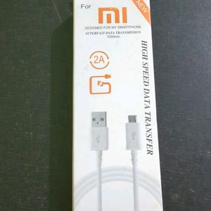 Mi White Usb Data Cable