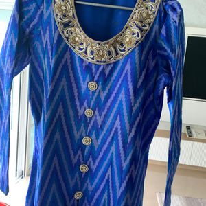 Royal  Blue Salwar Suit with Duppata Fixed Price