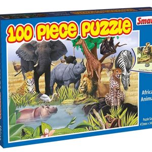 100 Piece Puzzle African Animals