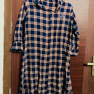 Shirt Dress Size In m , No Defects