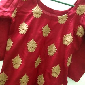 Red Colour Jodhpuri Kurti For Women