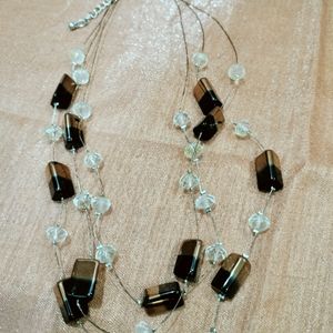 Multi-Stranded Beaded Necklace with Mixed Shapes