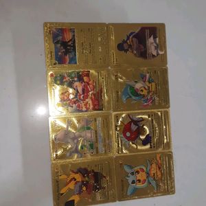 Golden Pokemon Cards Legendary Total 8