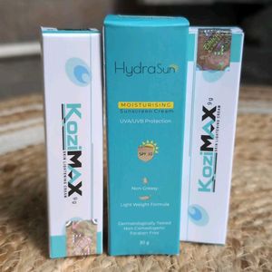 Kozimax And Hydrasun Spf Combo