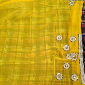 Today's Offer❗️Heavy Pearl Festival Saree💥new