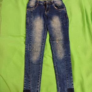 Waist 24 In Low rise Jean (Minor  Stain  Present  On 3rd Uploaded  Photo )