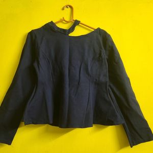 Fancy NAVY Blue Top