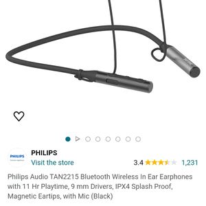 Unused Philips Audio TAN2215 Neckband