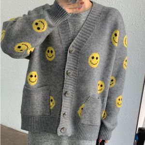 All Over Smile Grey Cardigan 😊