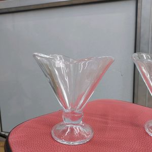 Crystal Clear Flower Shape Ice Cream Glass 4