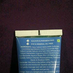 1% Salicylic Acid Face Wash For Acne And Oily Skin