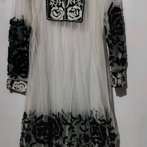 Anarkali Kurti With Thread Work