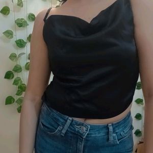 SSS Black Crop Top