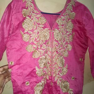 Rose Pink Kurta Set