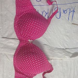 Padded Polka Dot Bra