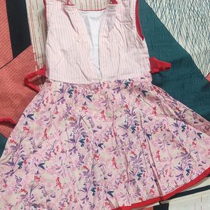 Kids Girls Cotton Frock Like New