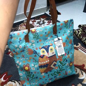 Avaasa Owl 🦉 Printed Tote Bag Party Wear