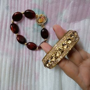 2 Items Bangle + Bracelet